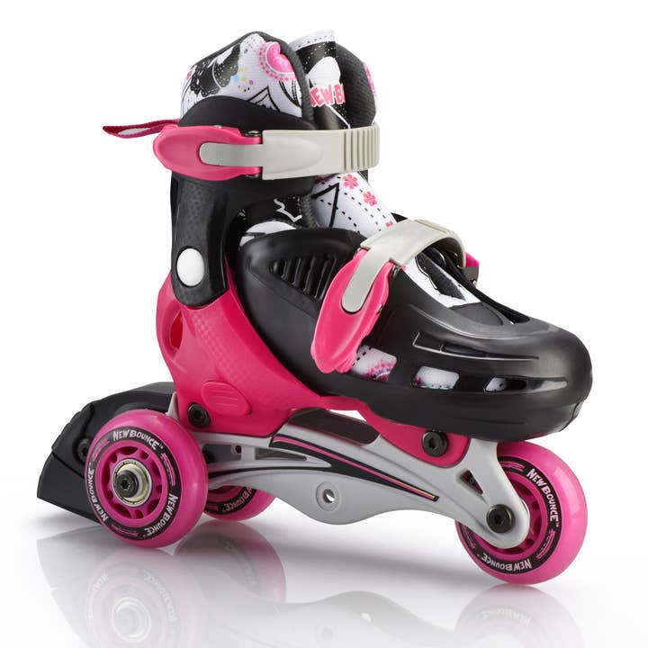 Patines en línea ajustables - Talla J8-J11 - Rosa para venta al por mayor de New Bounce