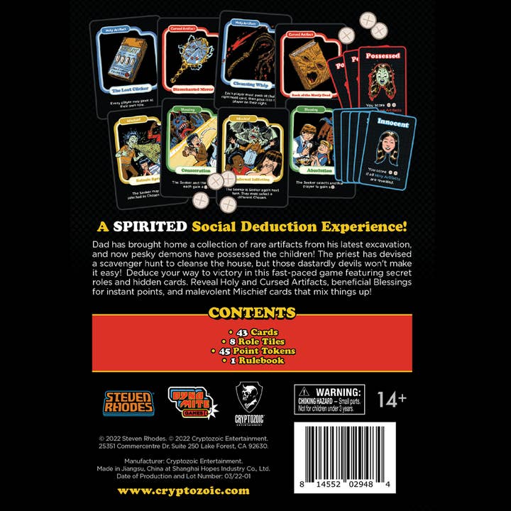 Cryptozoic Entertainment - Wholesale Card Game - Let's Call the Exorcist (Steven Rhodes Games Vol. 2)3