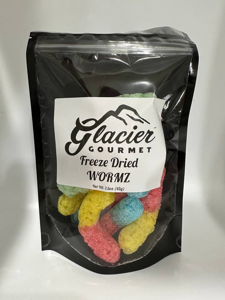 Freeze Dried WORMZ - 2.5oz Bag for wholesale by Glacier Gourmet