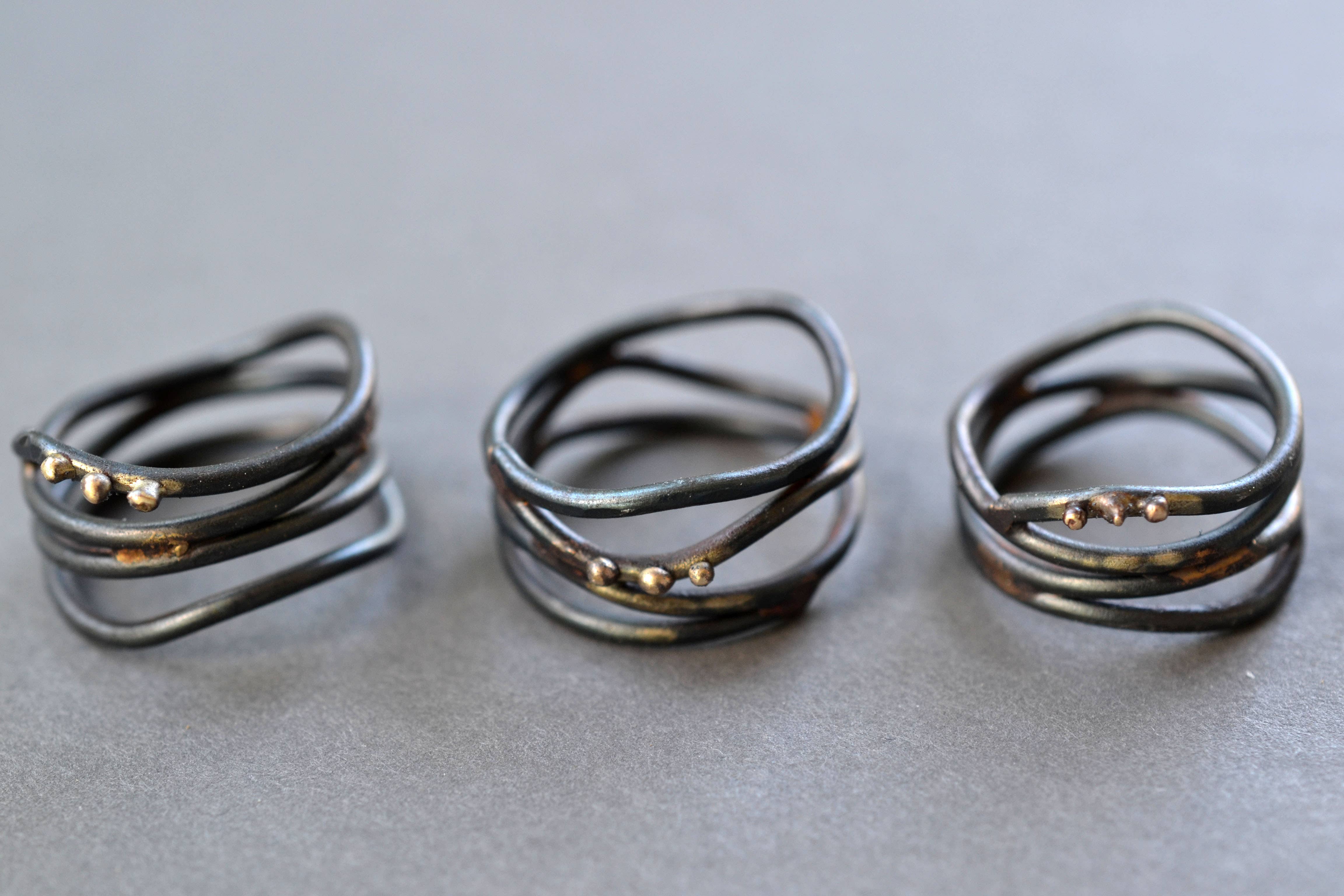 Metamorphosis Metals - Wholesale Band/Stacked Ring - Linear Wrap Ring2