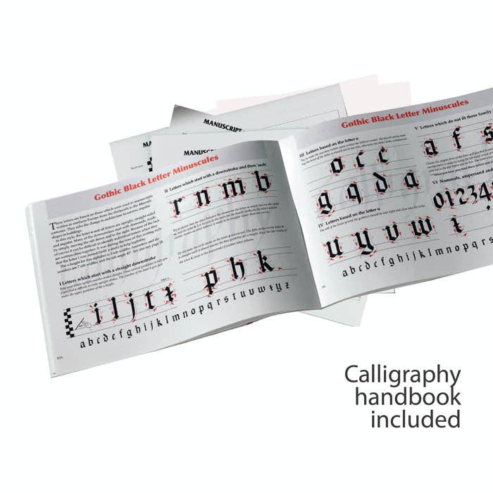 Manuscript - Wholesale Pen - Manuscript Deluxe Calligraphy Set - Left Hand2