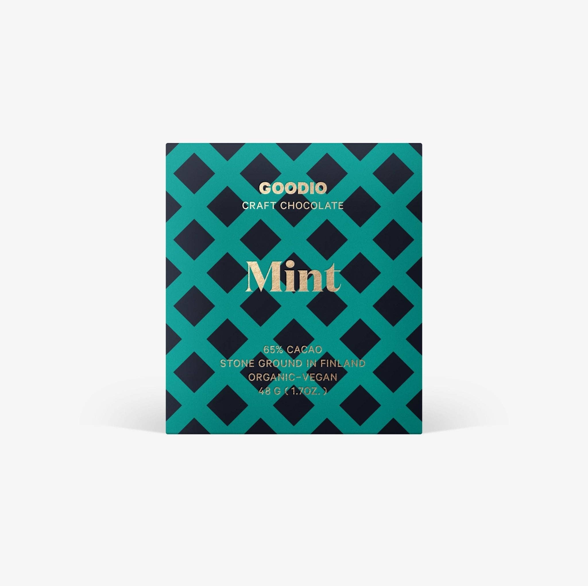 Goodio USA - Vente Barre chocolatée - Chocolat à la menthe 65%5