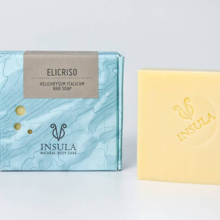 Insula - Natural Body Care - Wholesale Bar Soap - Helichrysum - helichrysum soap1