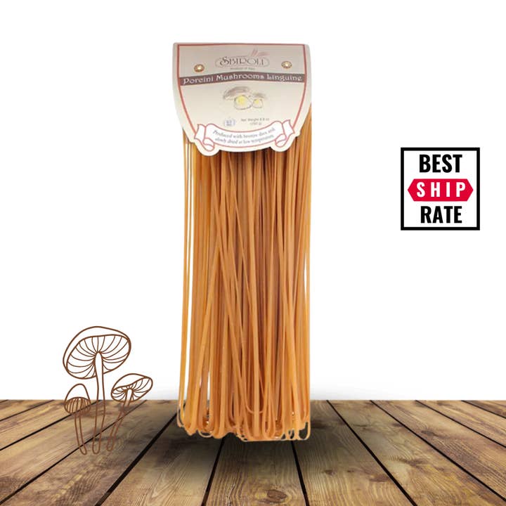 Sbiroli Naturally Flavored Pasta Mushrooms Linguine 250gr for wholesale by Casacella Foods