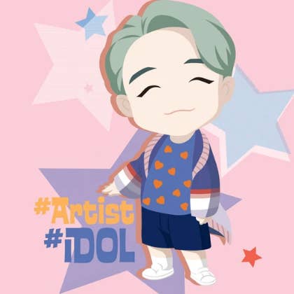 DYNAMART – wholesale Poster – BTS TinYtan IDOL luftrenande vägg affisch