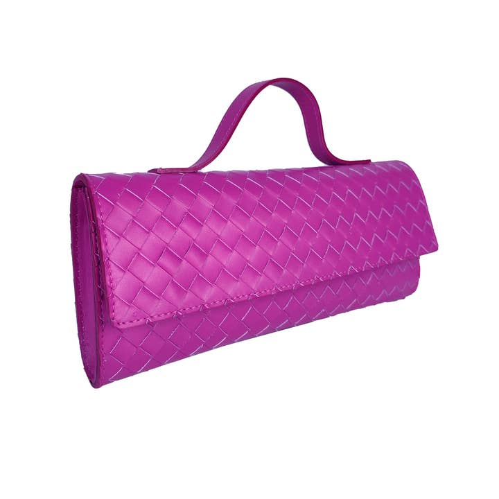 Florence Leather - Wholesale Top Handle Bag - Women's - Woven leather bag1