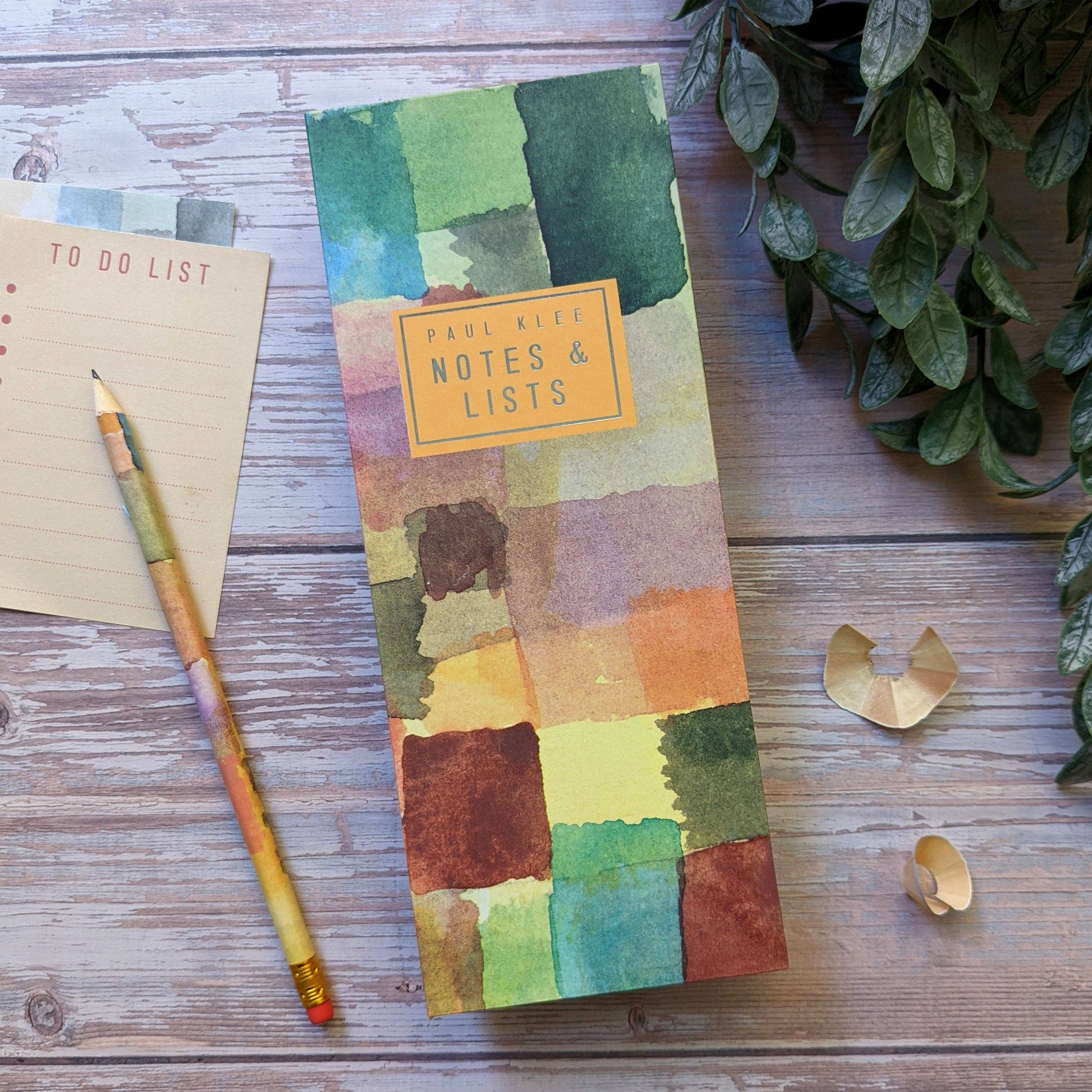 Robert Frederick Ltd - Vente Blocs-notes - Bloc-notes et ensemble de listes Paul Klee avec crayon2