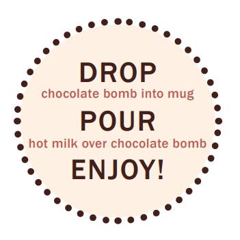 Chocolate Works - Wholesale Hot Cocoa Mix/Kit - 4pc Everyday Hot Chocolate Bomb Set