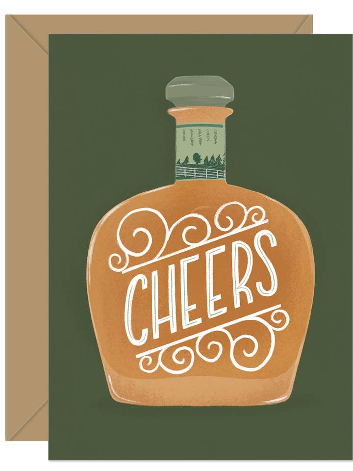 Bourbon Cheers pour la vente par Hello Sweetie