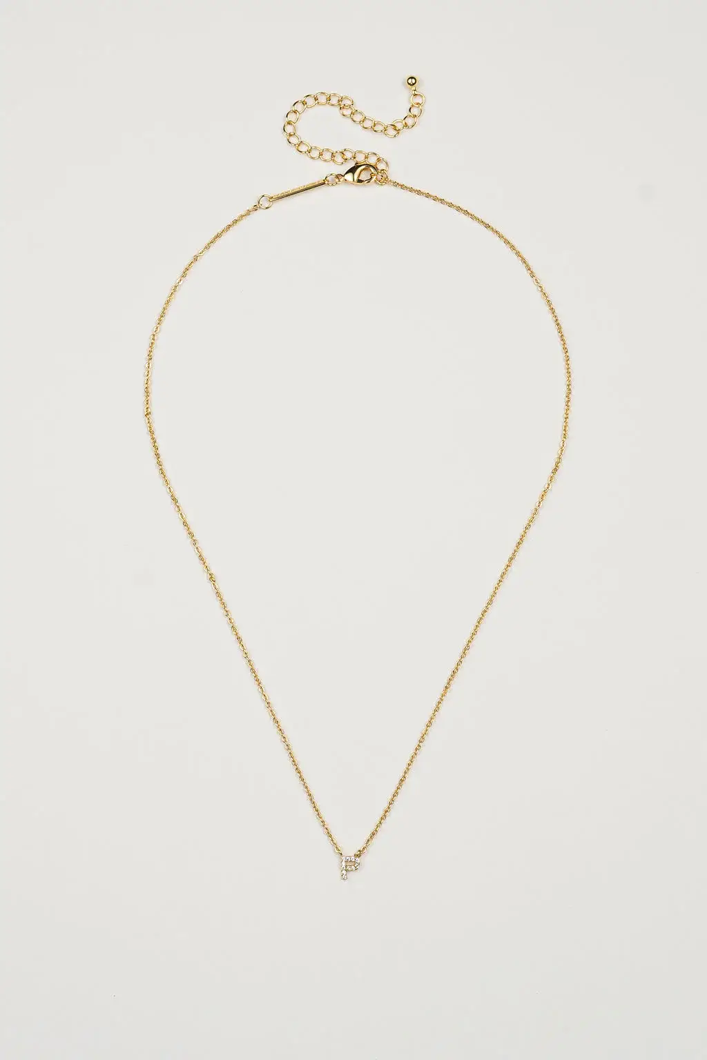 Brenda Grands Jewelry - Wholesale Jewelry Set - 18K Gold Dainty Shiny Initial Necklace - Set of 1631