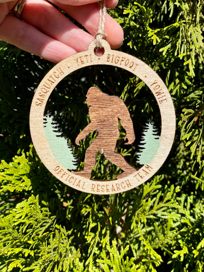 Hazel + Bloom Co - Wholesale Ornament - Bigfoot Yeti Sasquatch Ornament3