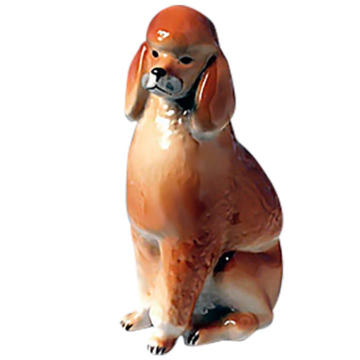 Golden Cockerel – Engroshandel Pyntefigur – Tan puddel Hund Figur