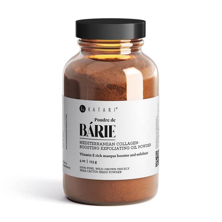 Katari Beauty - Wholesale Facial exfoliant/scrub - Collagen & Vit.E Exfoliating Prickly Pear Cactus Seed Powder7