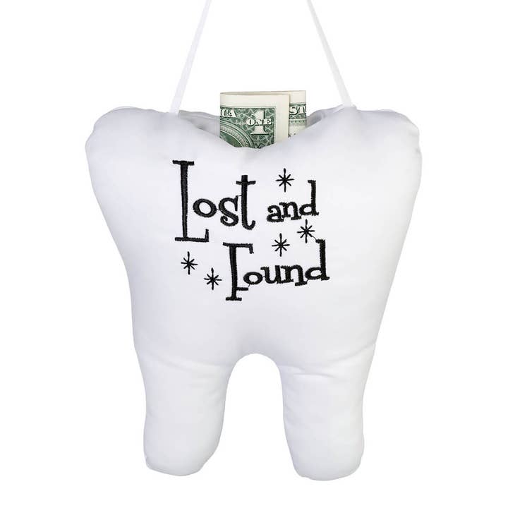 Lost and Found Tooth Fairy Pillow for wholesale by Lillian Rose