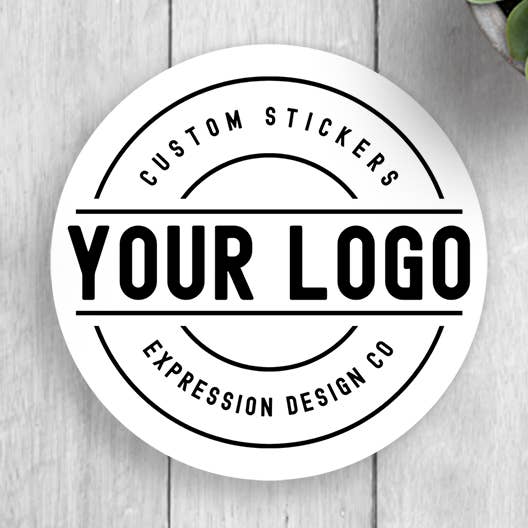 Autocollant en vinyle personnalisé pour la vente par Expression Design Co