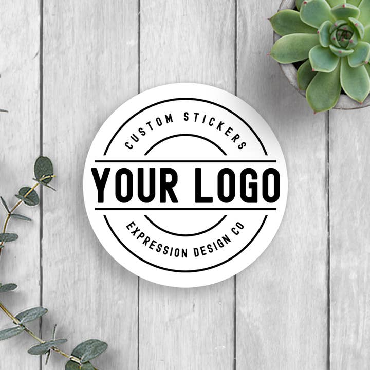 Custom Vinyl Sticker (Case of 50) for wholesale by Expression Design Co