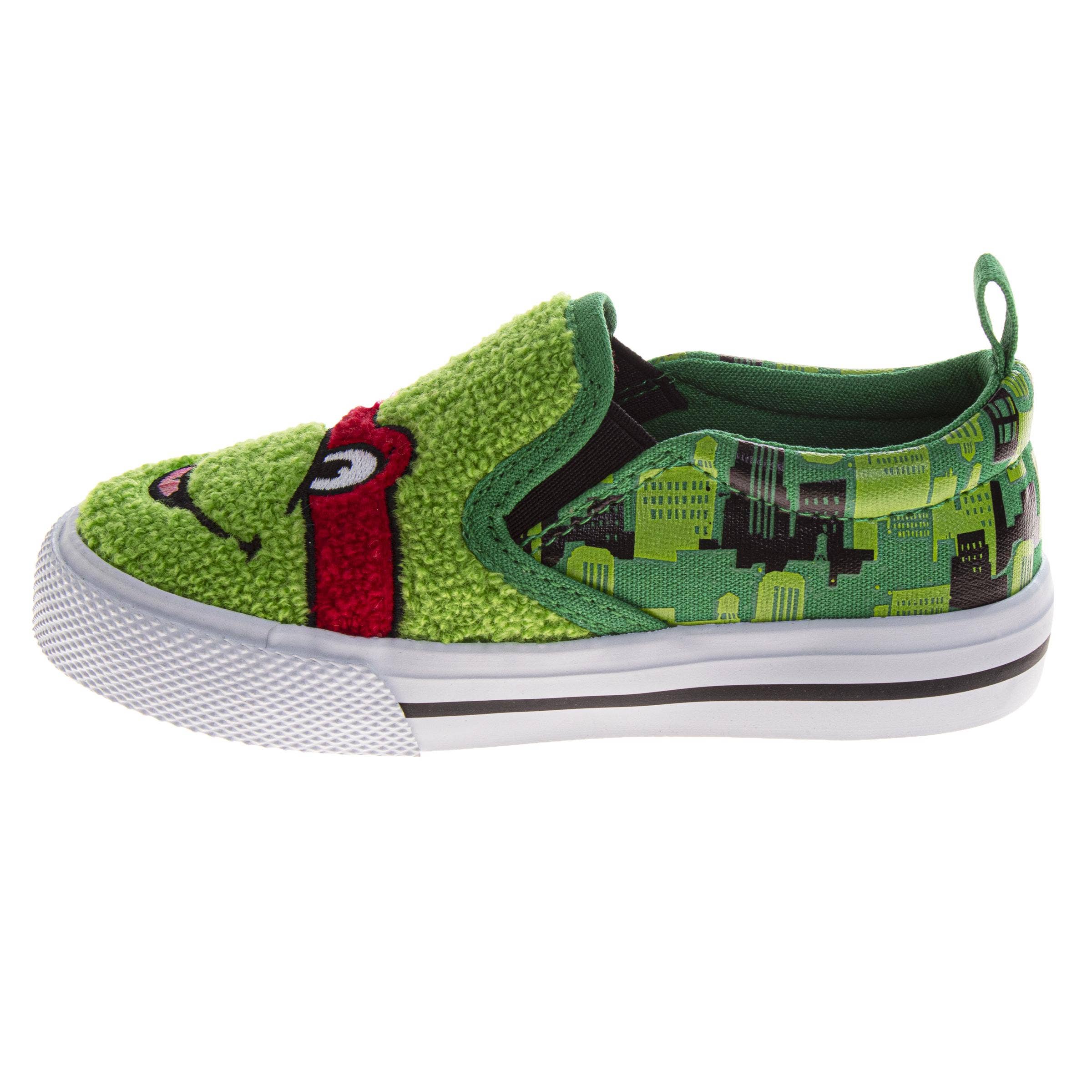 Josmo Shoes Inc - Venta al por mayor Zapatillas deportivas sin cordones - Niños - Zapatillas de las Tortugas Ninja Mutantes Adolescentes (Niños Pequeños/Grandes)2