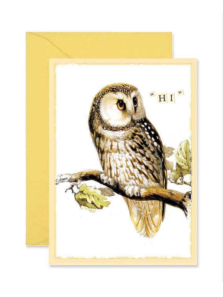 Hej Uggla Vikta A7 Gratulationskort för wholesale av Ben's Garden