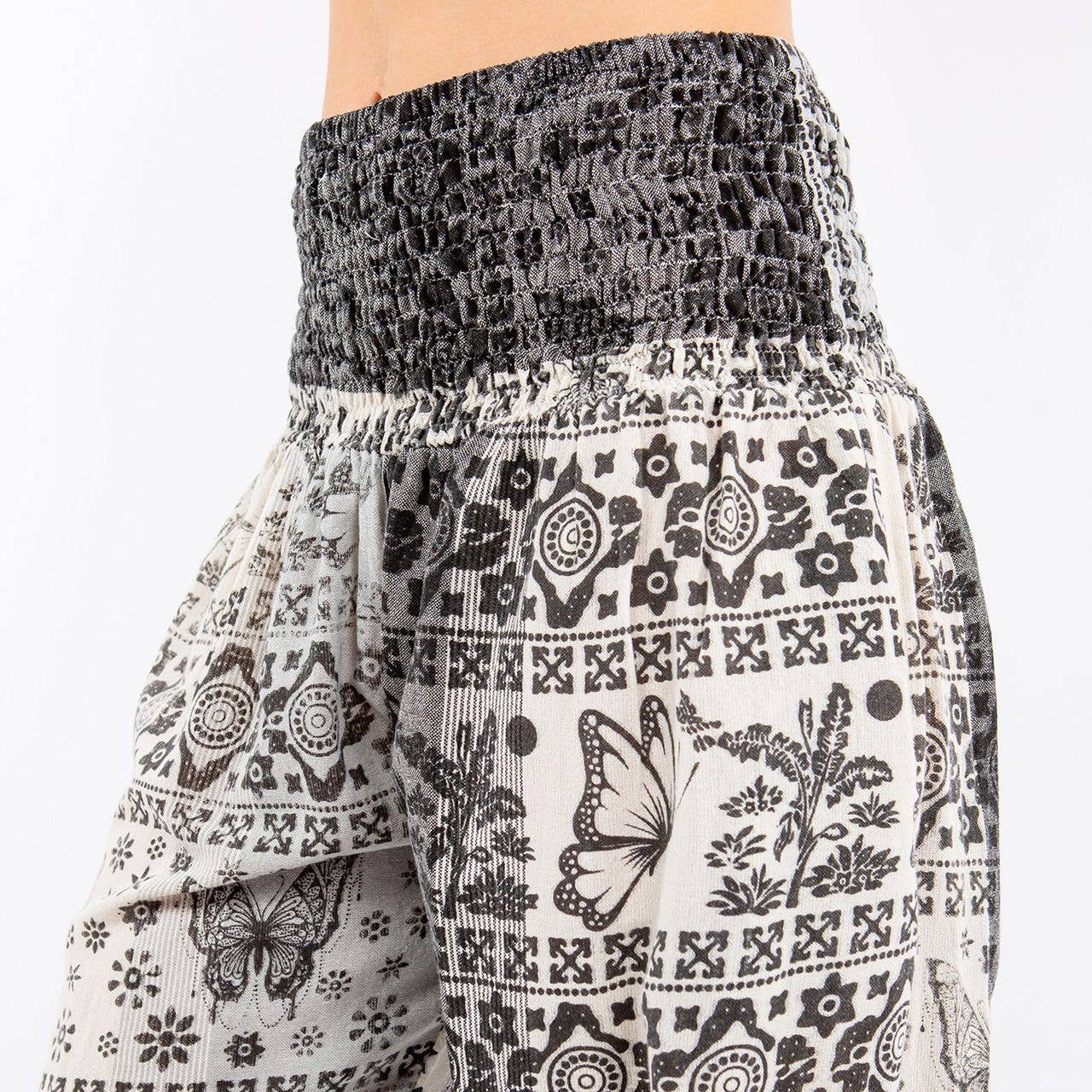 Avatar Imports LLC – Großhandel Hose – Damen – Handgewebte Haremshose aus bedruckter Baumwolle im Jaipuri-Stil5