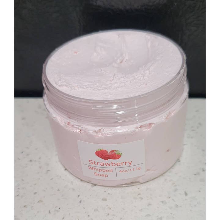 Aardbeienzeep | Opgeklopte zeep | Aardbeienzeep voor wholesale door CraftdeeD