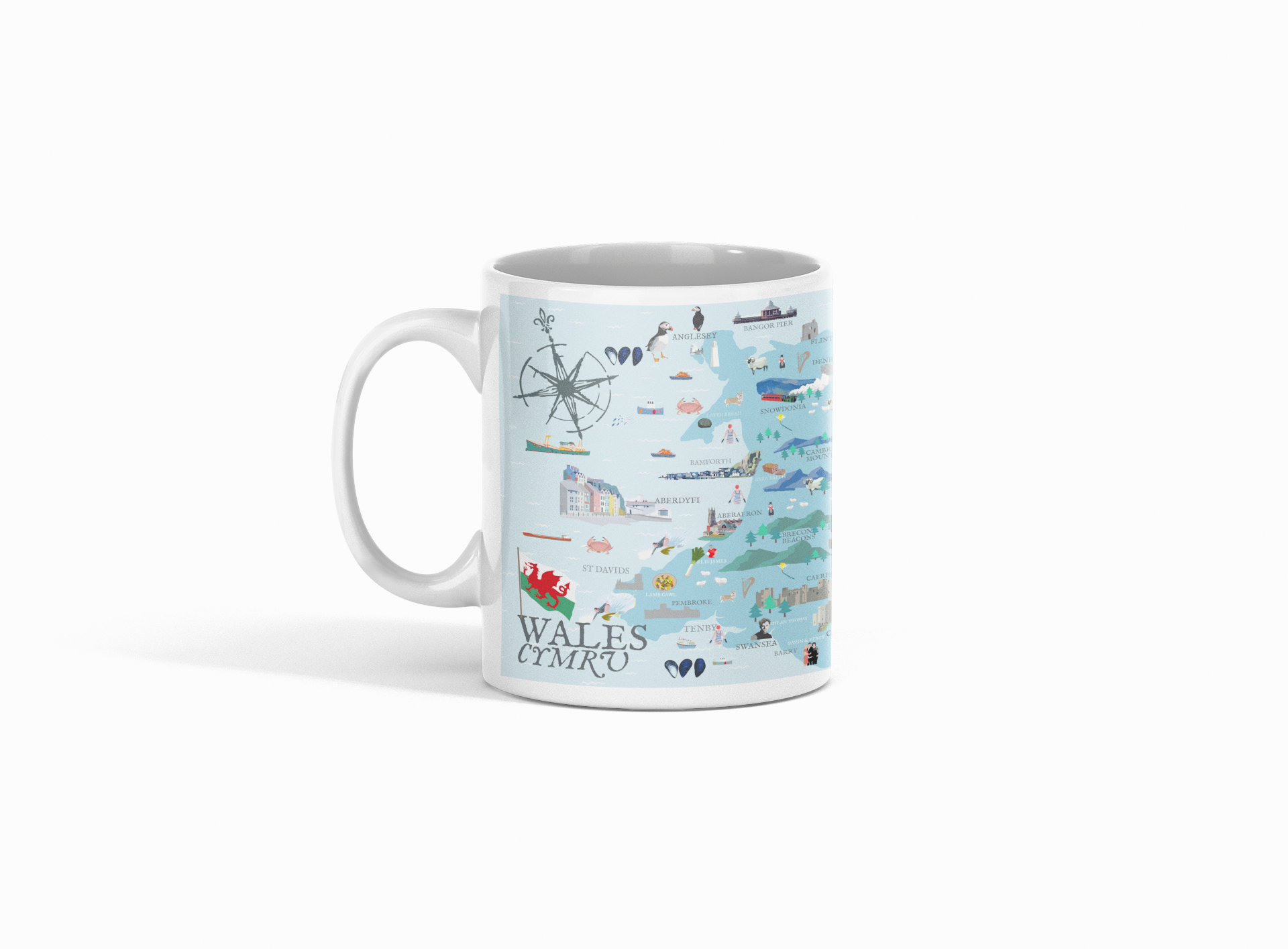 Betty Boyns Designs – wholesale Coffee mug – ILLUSTRATED MAP MUGS51