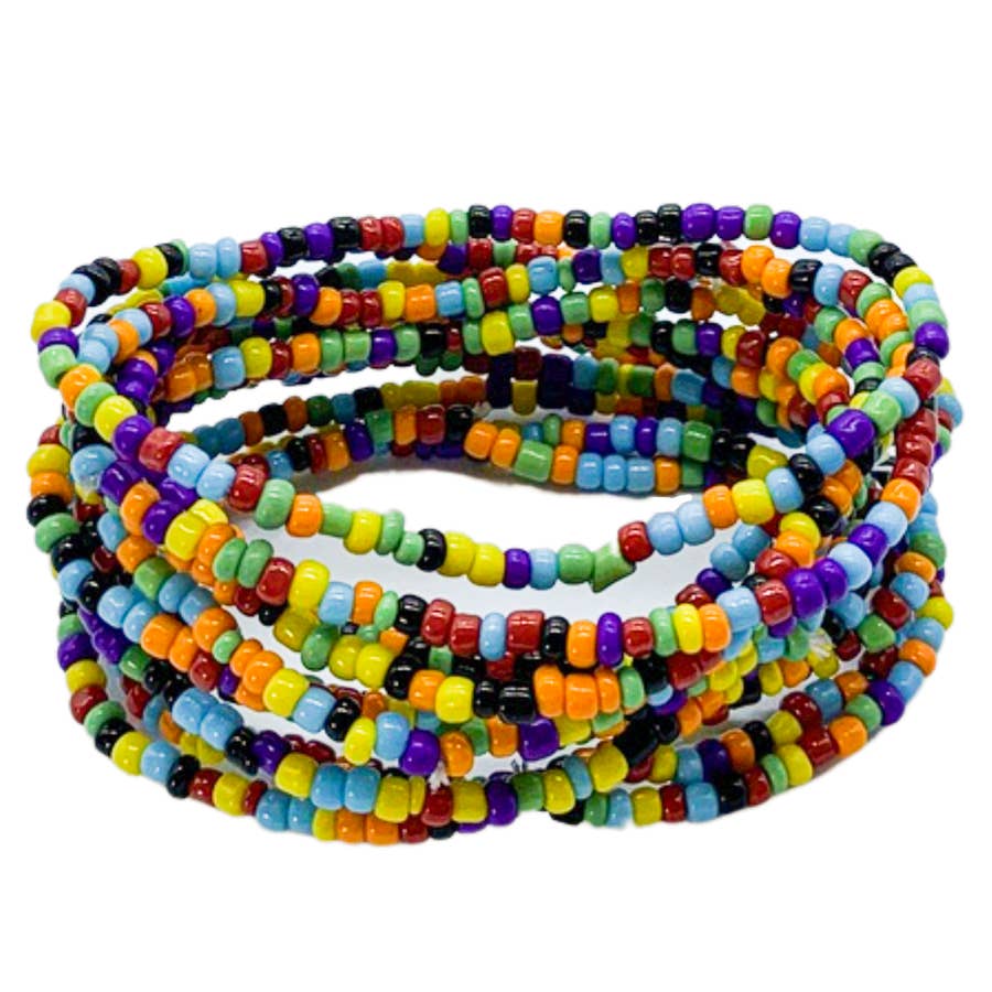 Boho Layered Colorful Beads Bracelet