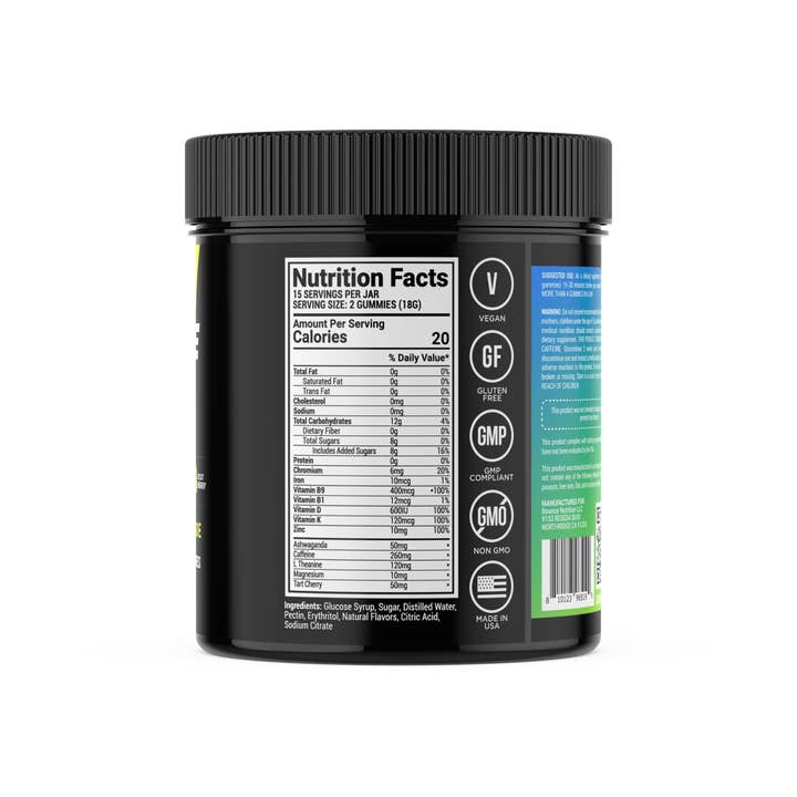 Bounce Nutrition - Wholesale Oral Supplement/Vitamin - Pre-Workout Gummies - Shred Blend V22