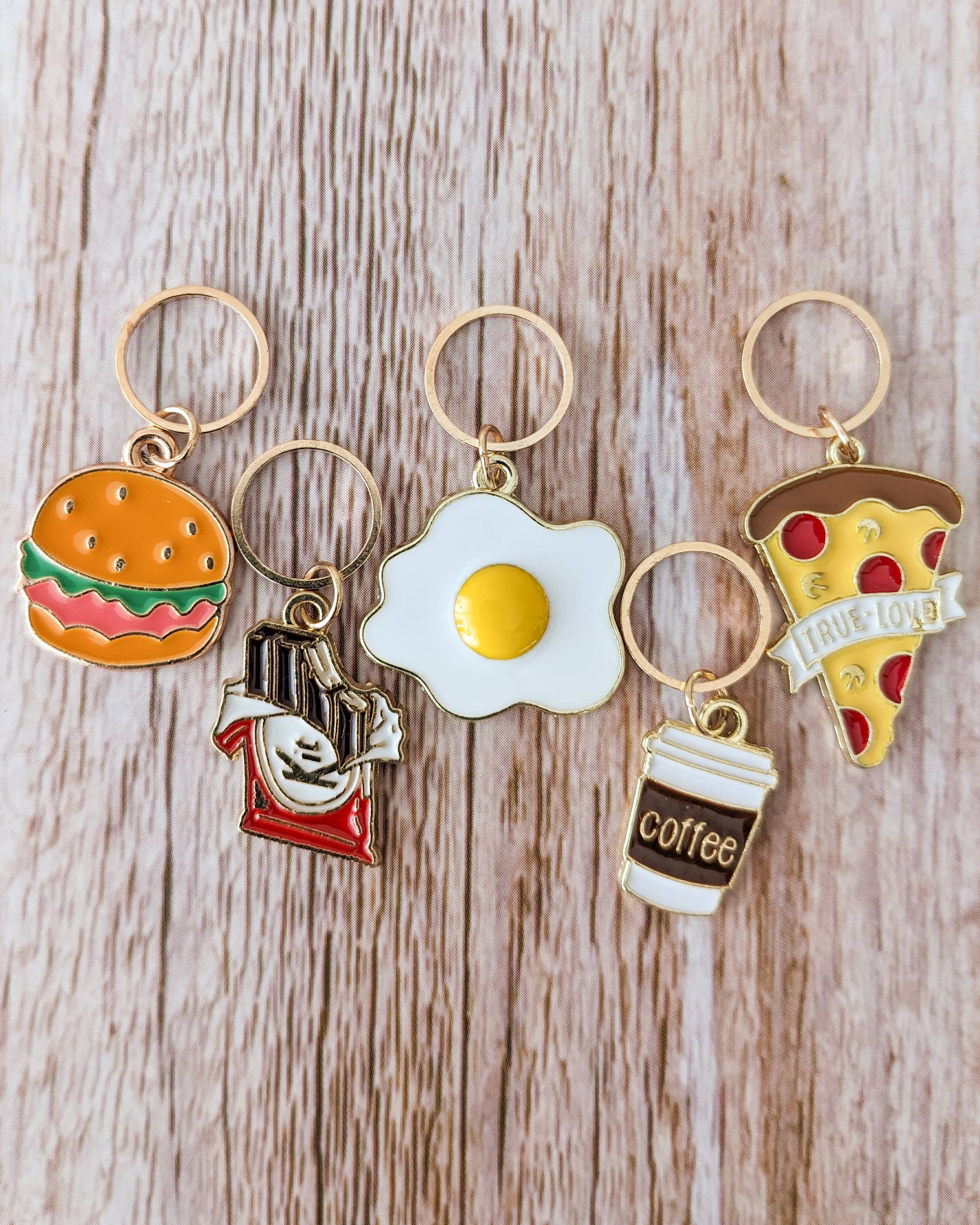 Hello Kim - Kim Chui - Wholesale Knitting/Crochet Supplies - Junk Food #2 - Marker Rings8