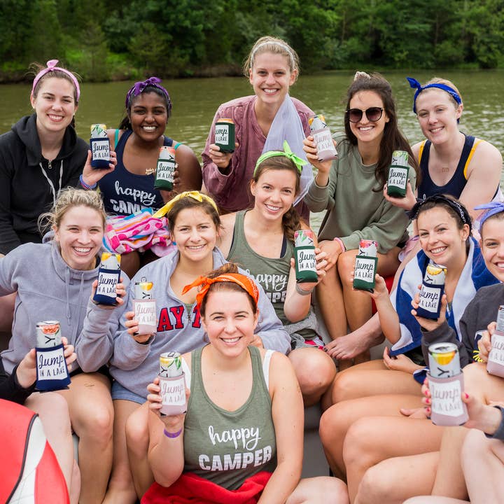 Daisy Lane - Wholesale Drink huggers & koozies - Beer Can Holder Go Jump in a Lake2