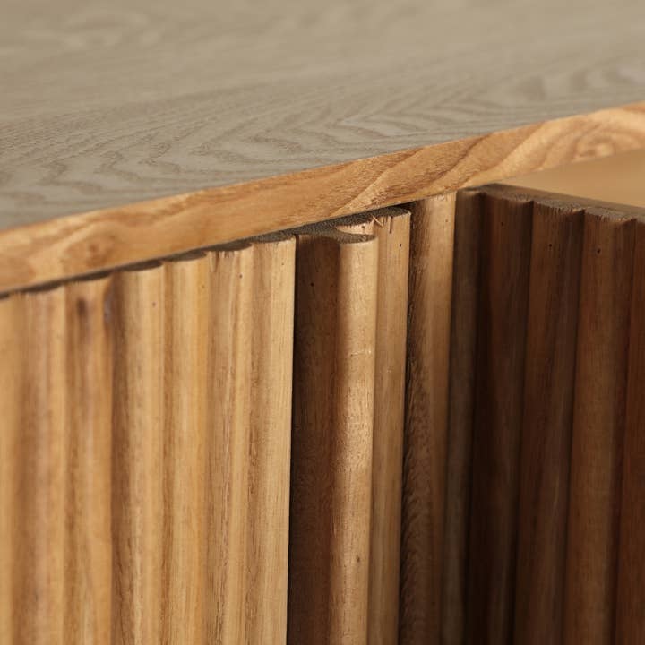 Kodu - Wholesale Console Table - Light Brown 160X40X56cm MDF Wood TV Stand3