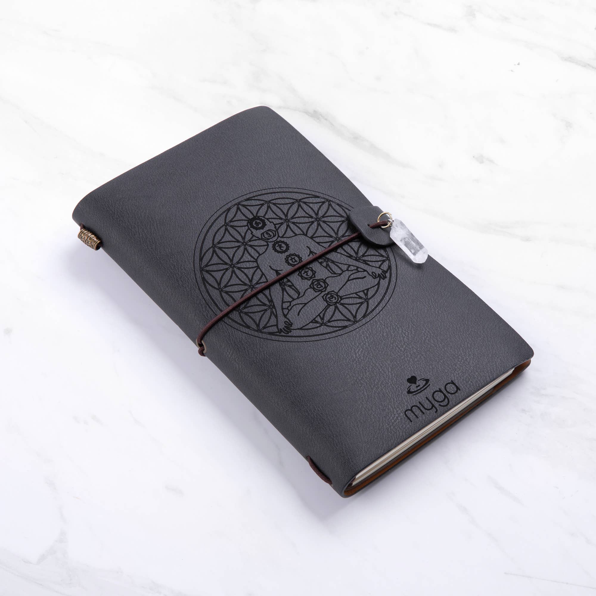 Myga – Engroshandel Spirituelle sten og krystaller – Myga Crystal Notebooks i singler 17