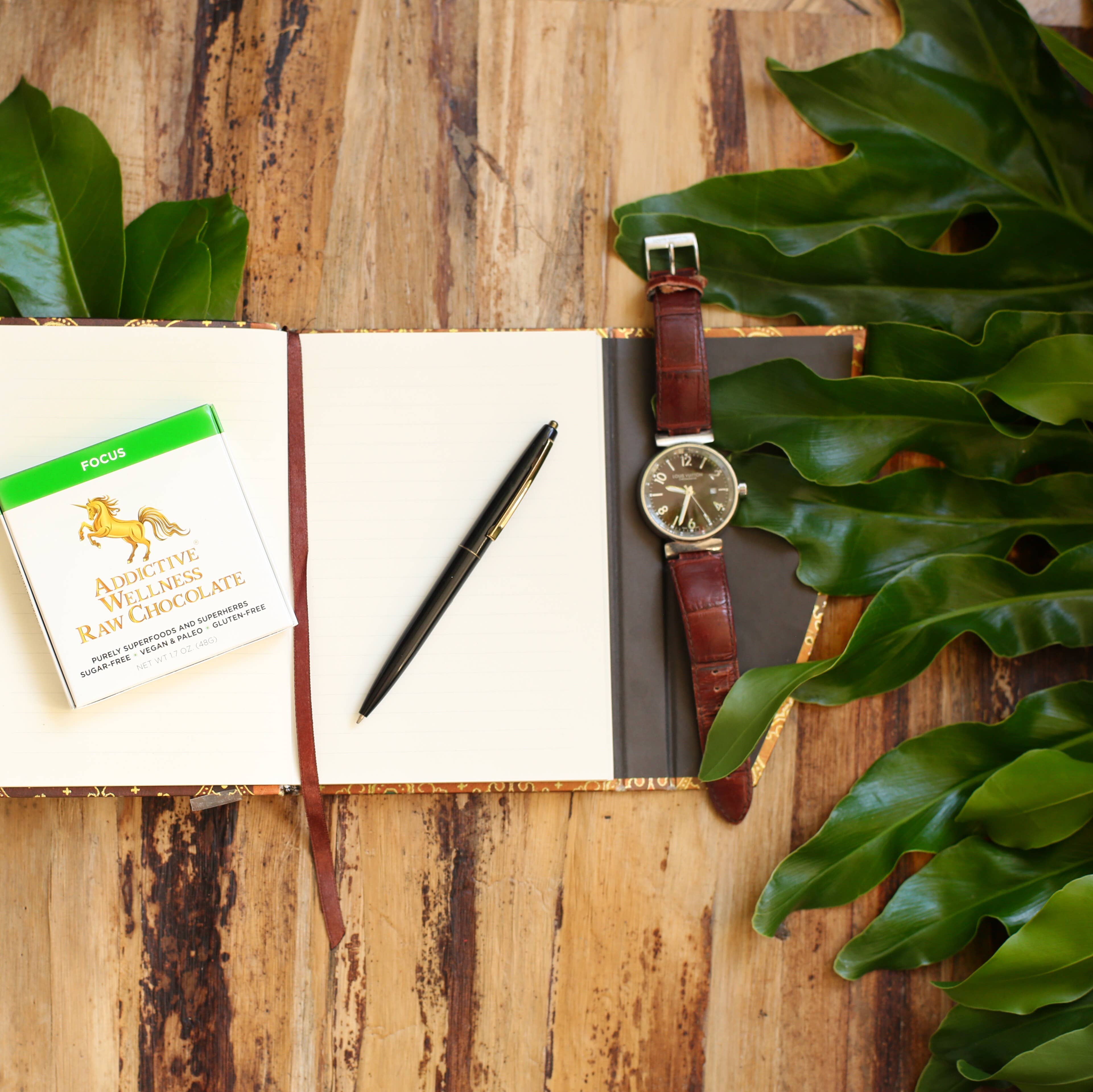 Addictive Wellness - Wholesale Chocolate Bar - Focus Chocolate | Adaptogenic, Sugar-Free1