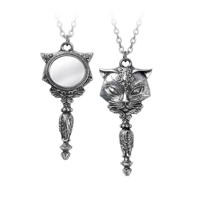 Sacred Cat Vanitas (Pendant) for wholesale by Alchemy Of England (Alchemy USA Distributor)