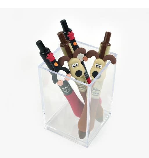 K-Wonderland - Wholesale Pen - Wallace & Gromit Mini Gelpennen met Figuren – Gromit & McGraw15