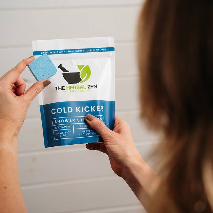 The Herbal Zen - Wholesale Shower Steamer/Bomb - Cold Kicker Shower Steamer – Winter Wellness Essential2