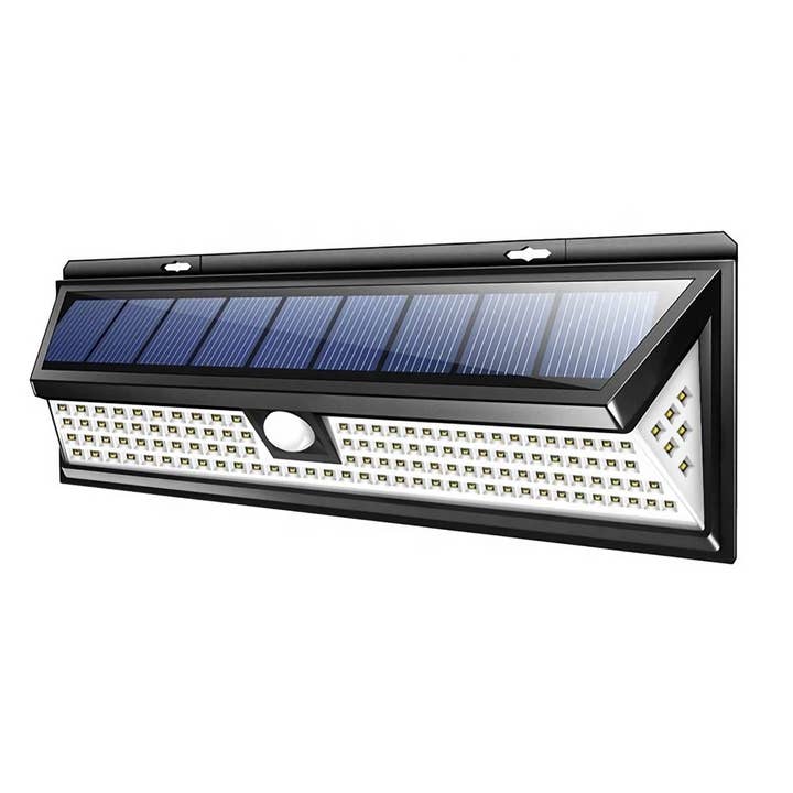 YI LIGHTING LLC - Wholesale Outdoor/Lawn Light - 12" Solar Light Outdoor with PIR Motion Sensor 6000k 800LM