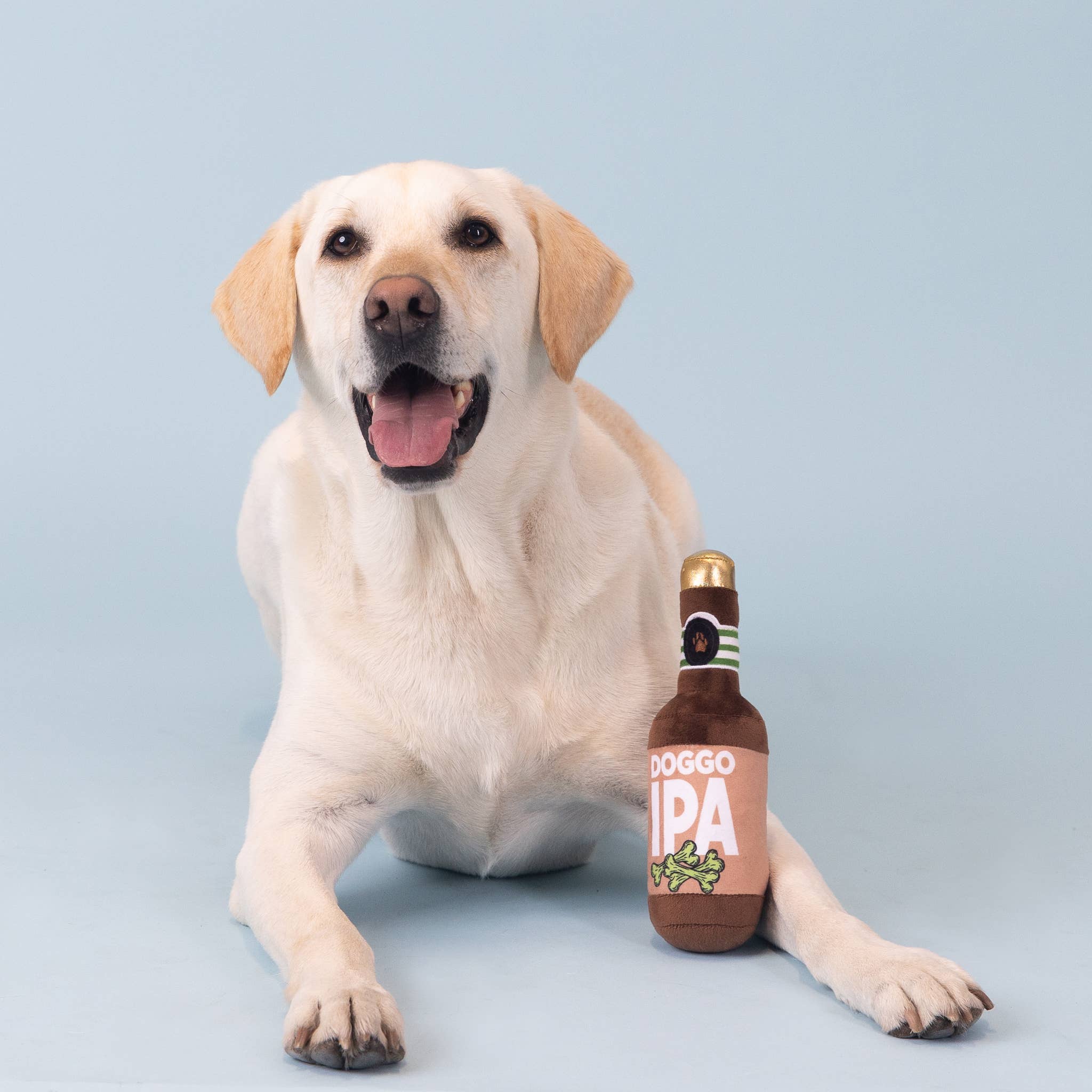 Petshop by Fringe Studio - Wholesale Pet Plush Toy - Dog - Doggo Ipa Plush Dog Toy1