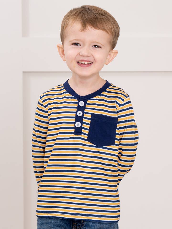 Marie Nicole Clothing - Wholesale T-Shirt - Kids - Midnight Blooms Pocket Shirt2