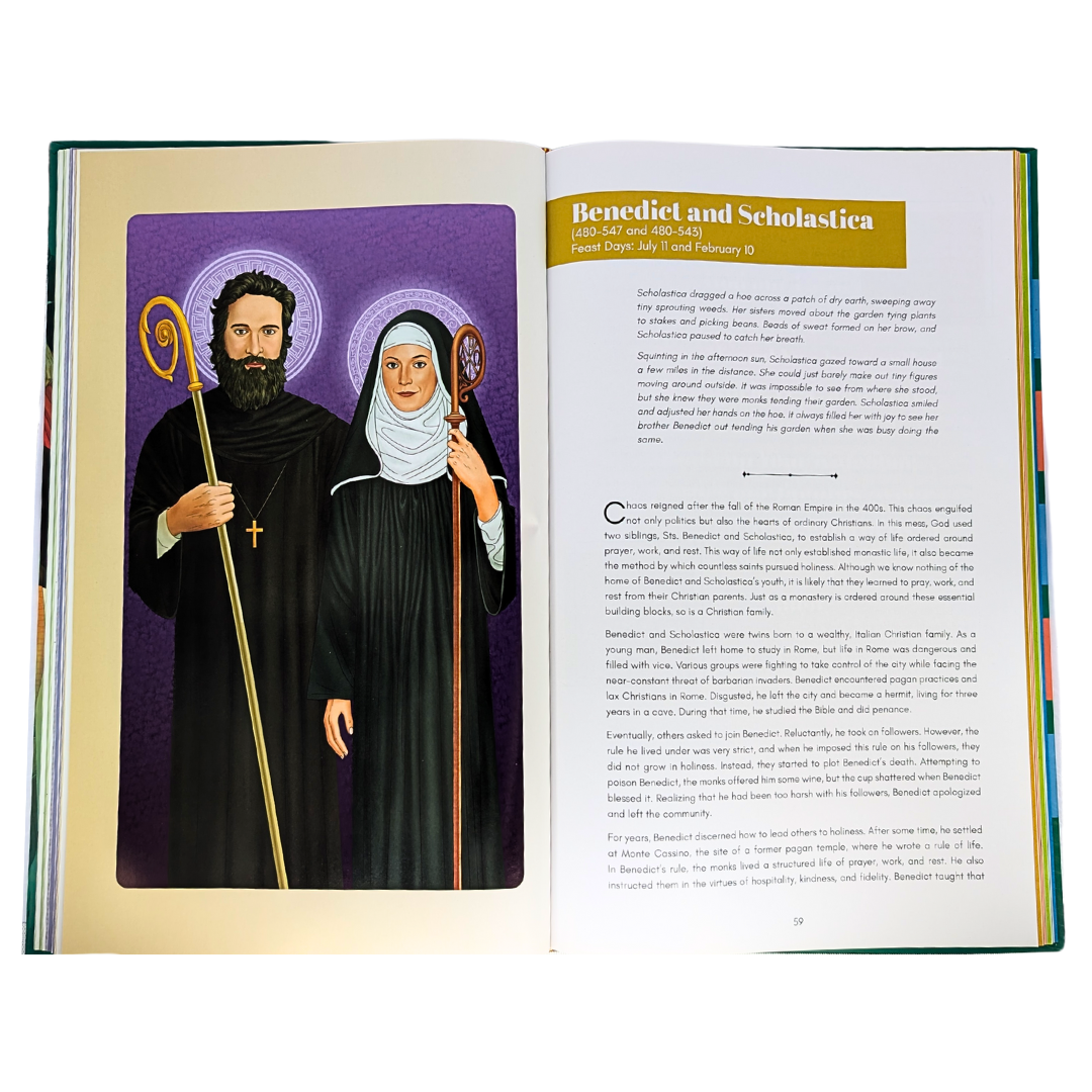 Catholic Sprouts LLC - Wholesale Religion Book - Catholic Saints for Families: Saintly Fathers, Mothers, Siblings, Couples, Families, and Friends5