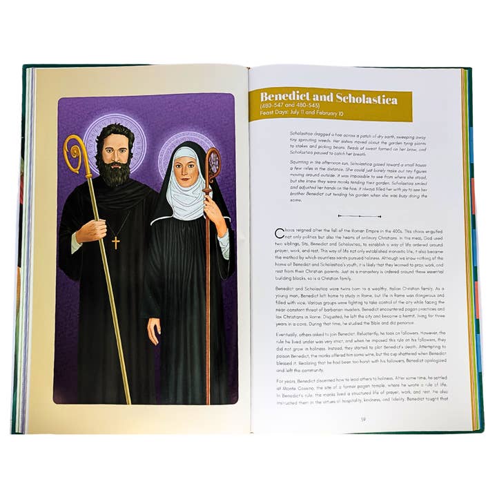 Catholic Sprouts LLC - Wholesale Religion Book - Catholic Saints for Families: Saintly Fathers, Mothers, Siblings, Couples, Families, and Friends5