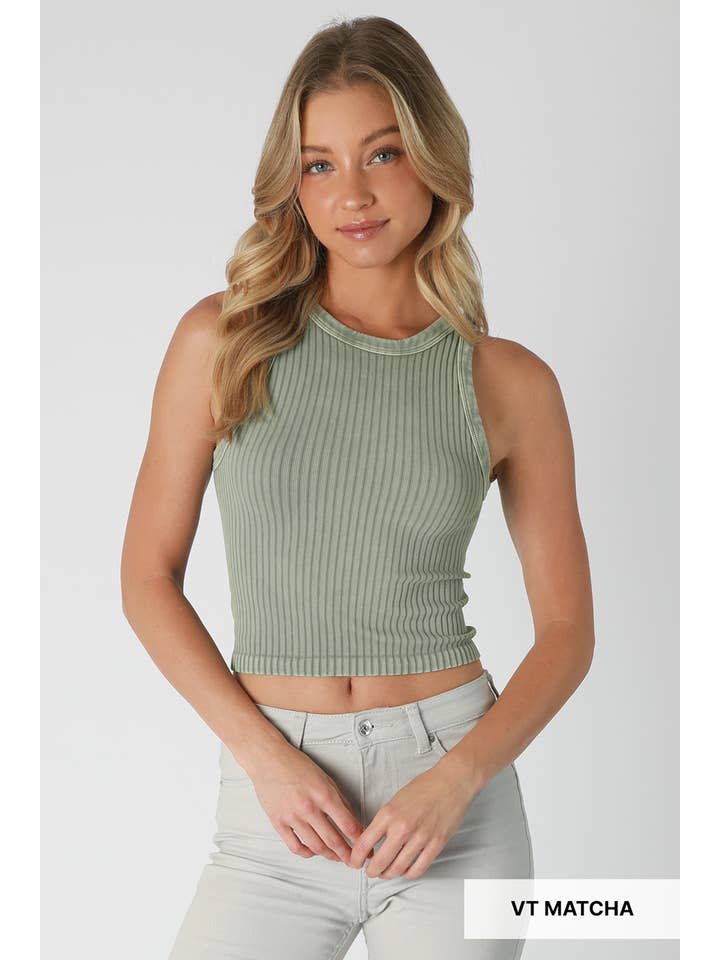 NIKIBIKI - Vente Débardeur – femme - NS8358 - Débardeur vintage à larges côtes14