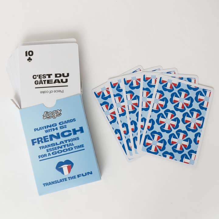 Lingo Playing Cards - Wholesale Playing Cards - French Travel Playing Cards