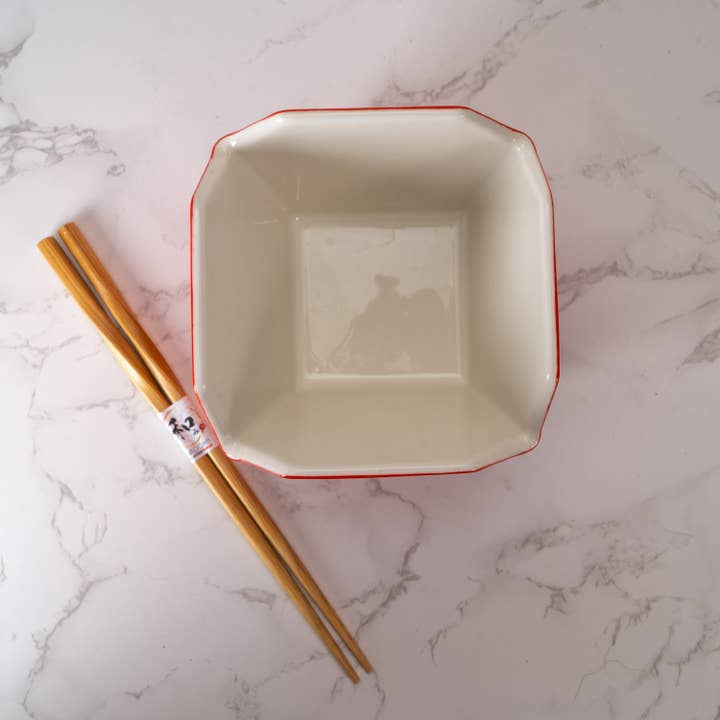 Urban Tokyo - Wholesale Serve Bowl - 16oz 5"W x 4"H Takeout Box Serving Bowl With Chopsticks Dragon (1/24)