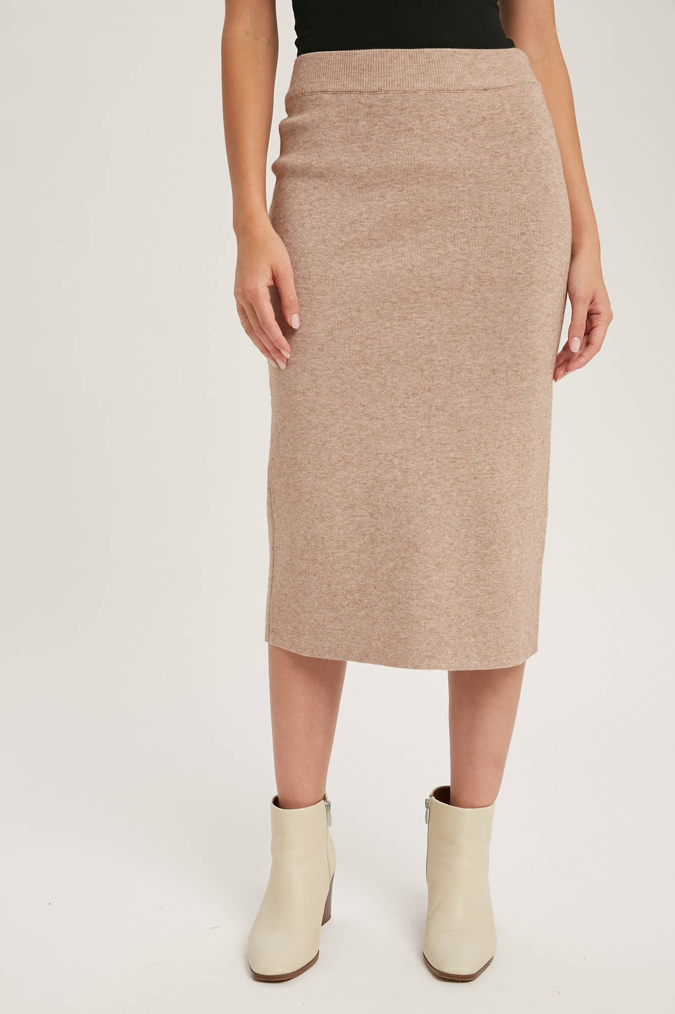 Bluivy - Wholesale Skirt - Women's - H LINE MIDI SWEATER SKIRT29