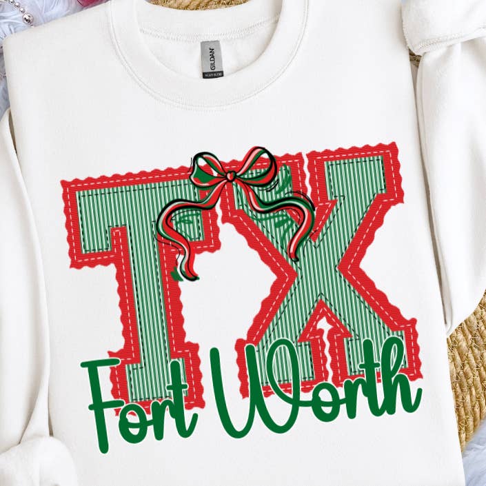 Prepster Christmas State Sweatshirt for wholesale by 4Twenty4 Printed Apparel