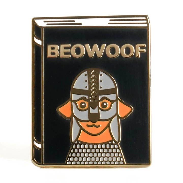 Beowoof emaljstift för wholesale av Bona Fide Bookworm