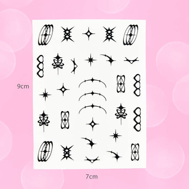 Chipped Social - Wholesale Nail Art/Decal - Chipped Icon Nail Decals