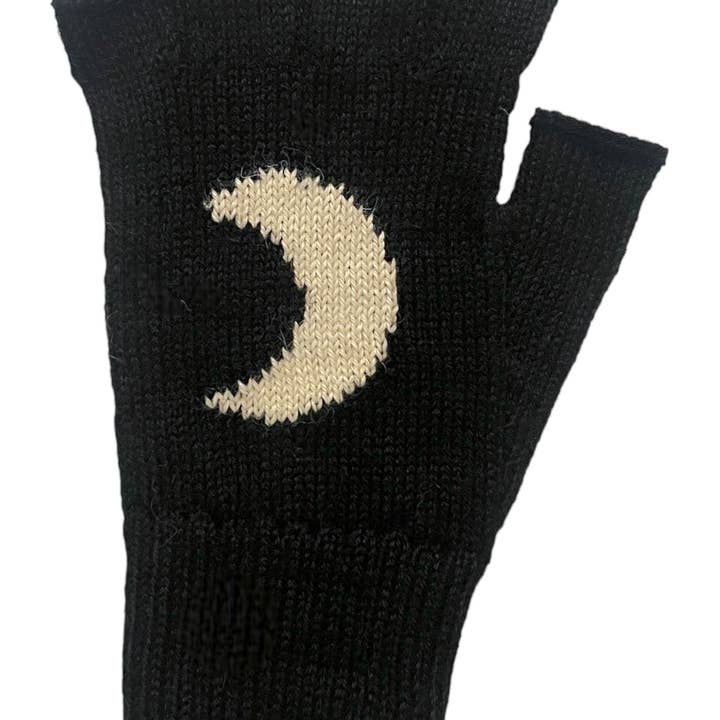 YAPA - Wholesale Gloves - Women's - Lunar Star and Moon Fingerless Gloves