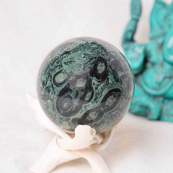 Tiny Rituals - Wholesale Spiritual Stone/Crystal - Kambaba Jasper Sphere - AAA Premium Quality