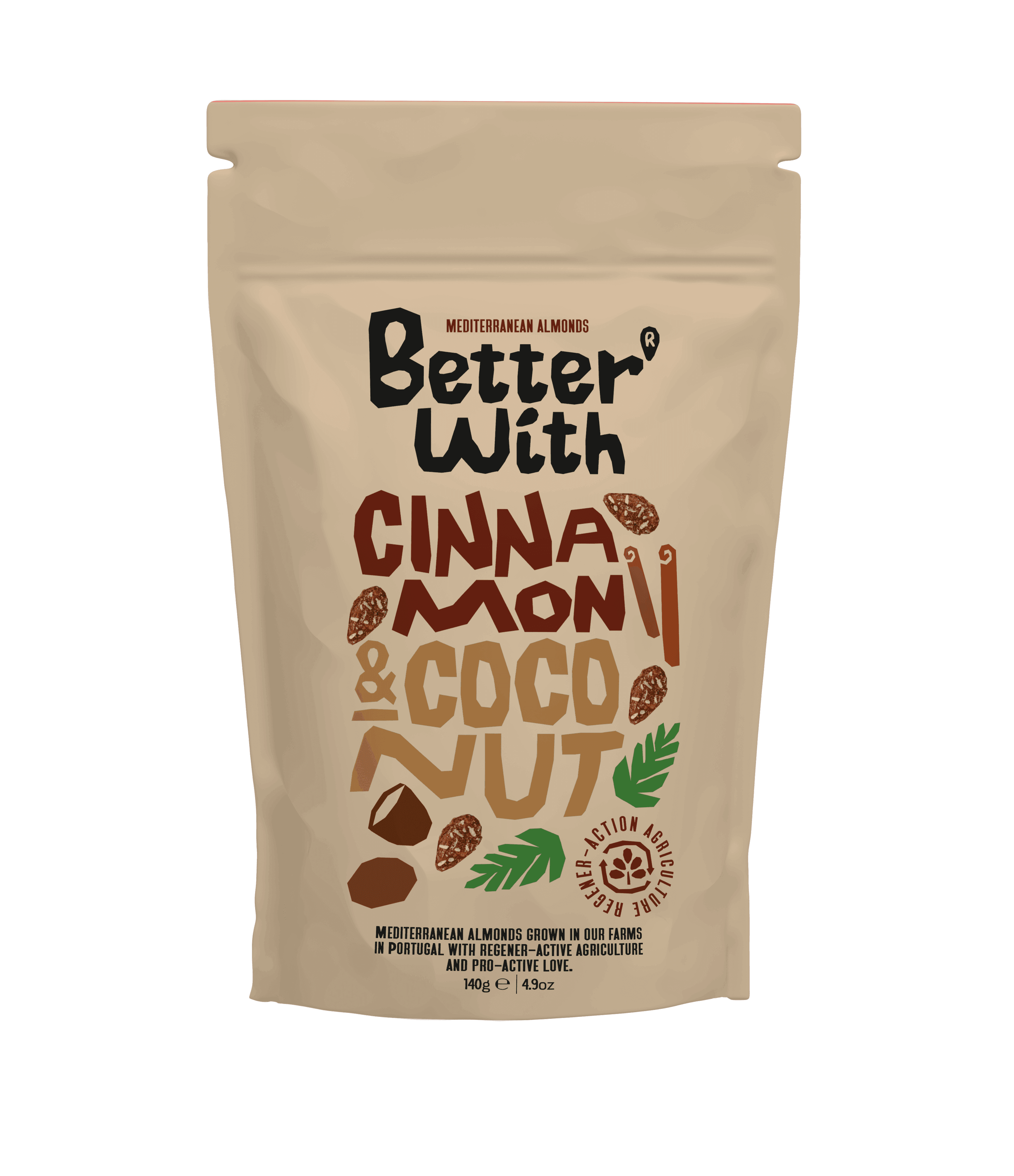 Better With Almonds - Wholesale Nuts - Almonds Better With Cinnamon and Coconut - sweet almond0